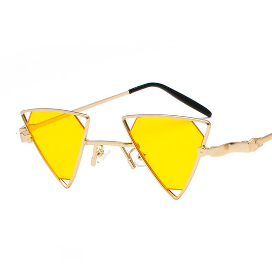 Triangle Metal Frame Sunglasses