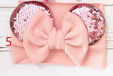 Sequin Ears w/ Bow Headband