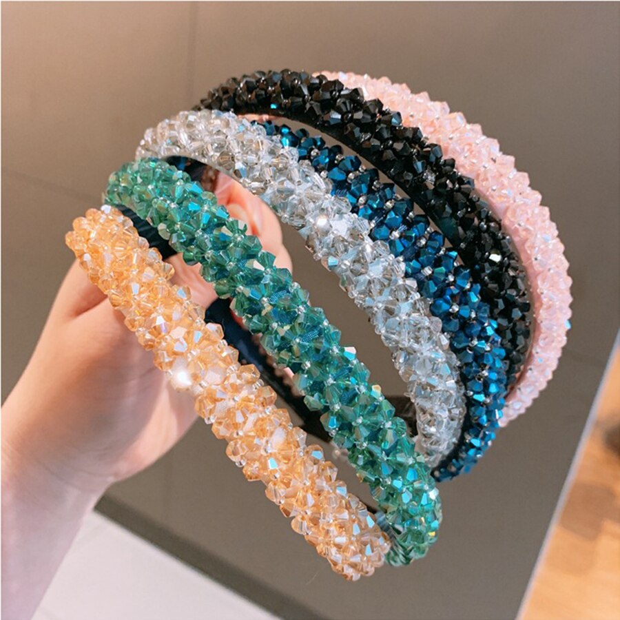 Thin Retro Beaded Headband