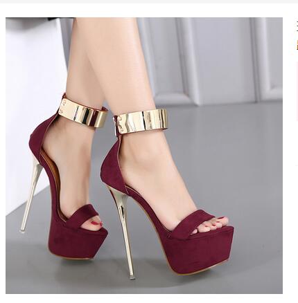 Ankle Strap Platform Heels