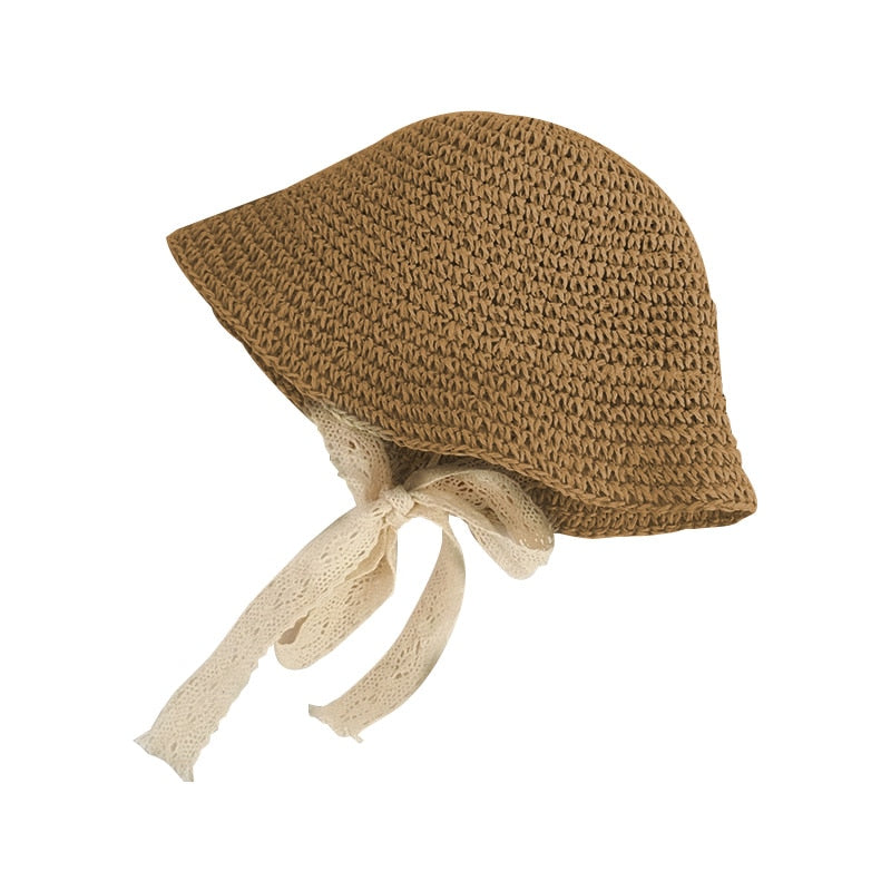 Lace Panama Children's Straw Hat