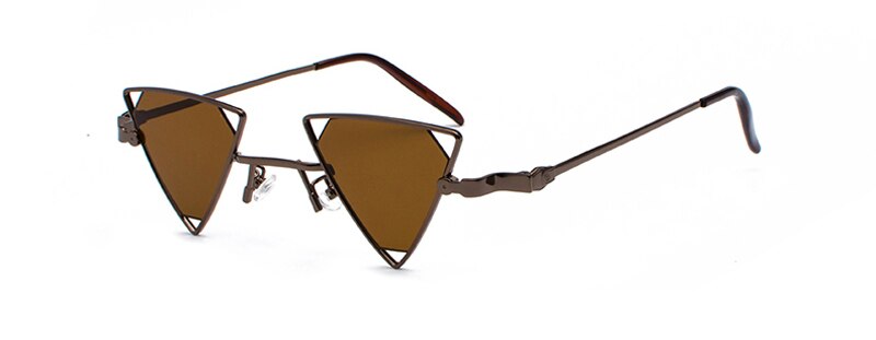 Triangle Metal Frame Sunglasses