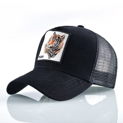 Embroidered Tiger Baseball Cap