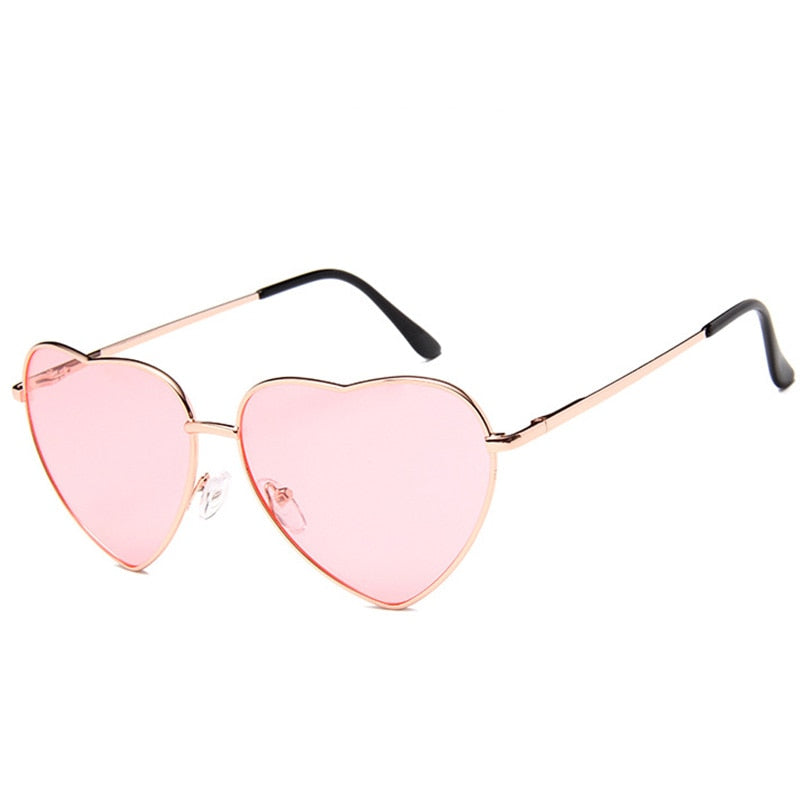 Gradient Heart Frame Sunglasses