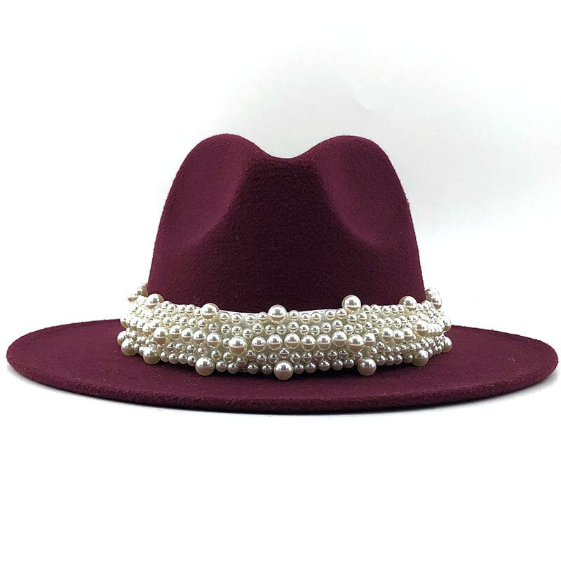 Pearl Felt Fedora