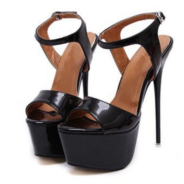 Ankle Strap Platform Heels