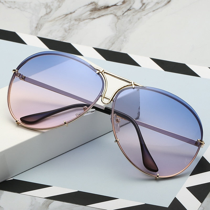 Oversized Pilot Sunglasses