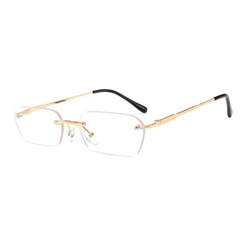 Rimless Rectangle Sunglasses