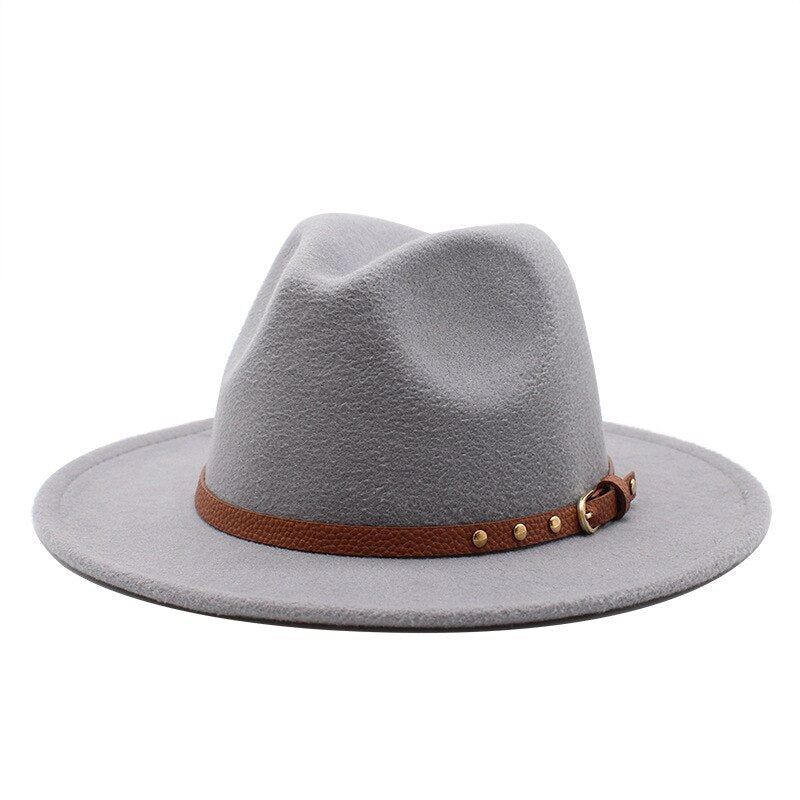 Wide Brim Wool Fedora