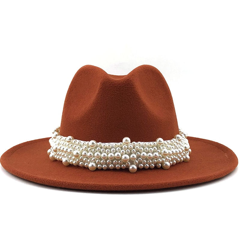 Pearl Felt Fedora