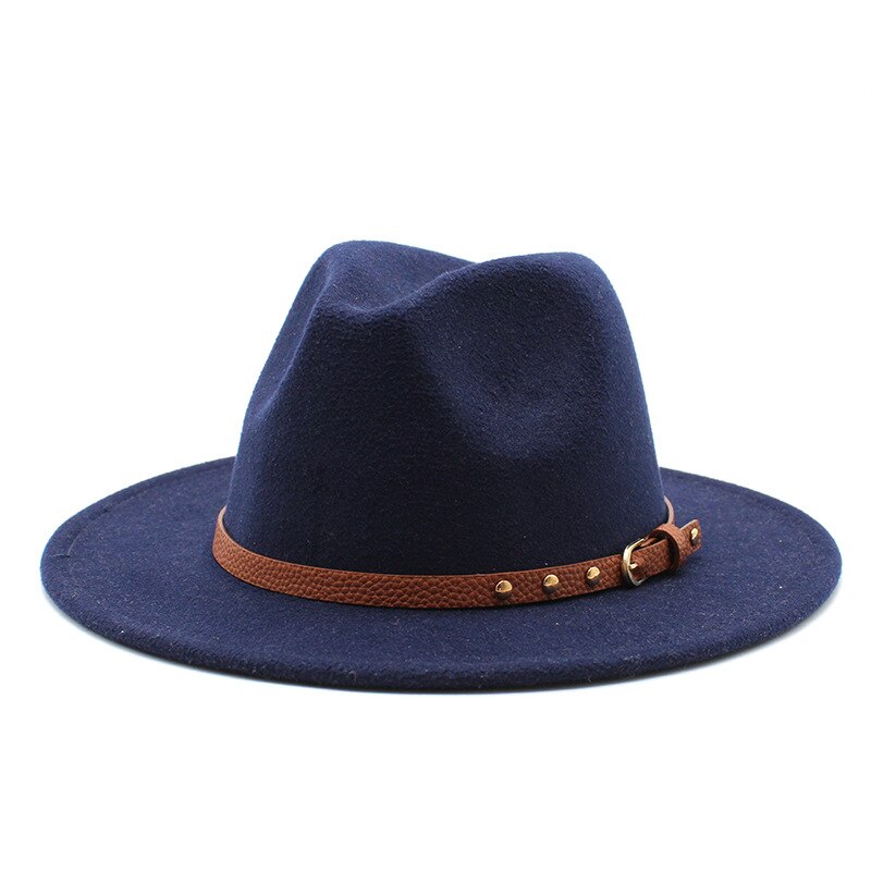 Wide Brim Wool Fedora