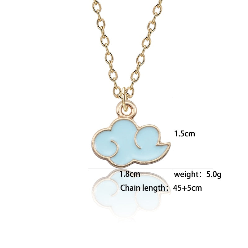 Polished Cloud Pendant Necklace