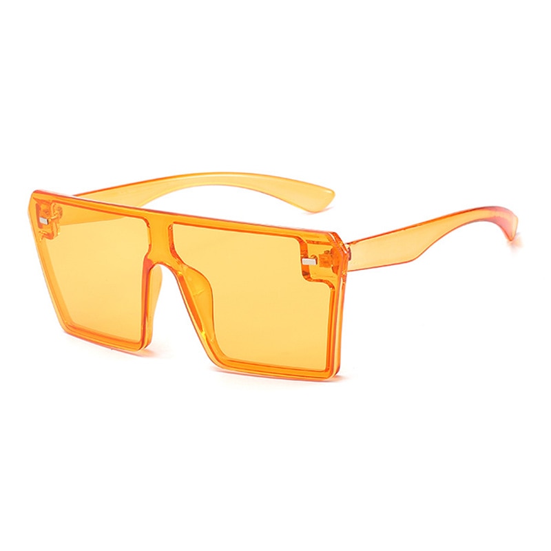 Oversized Flat Top Square Sunglasses