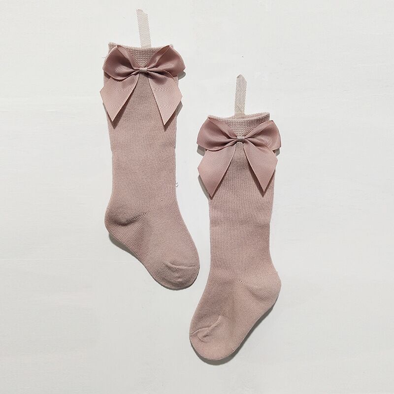 Knee High Oversized Bow Baby Socks