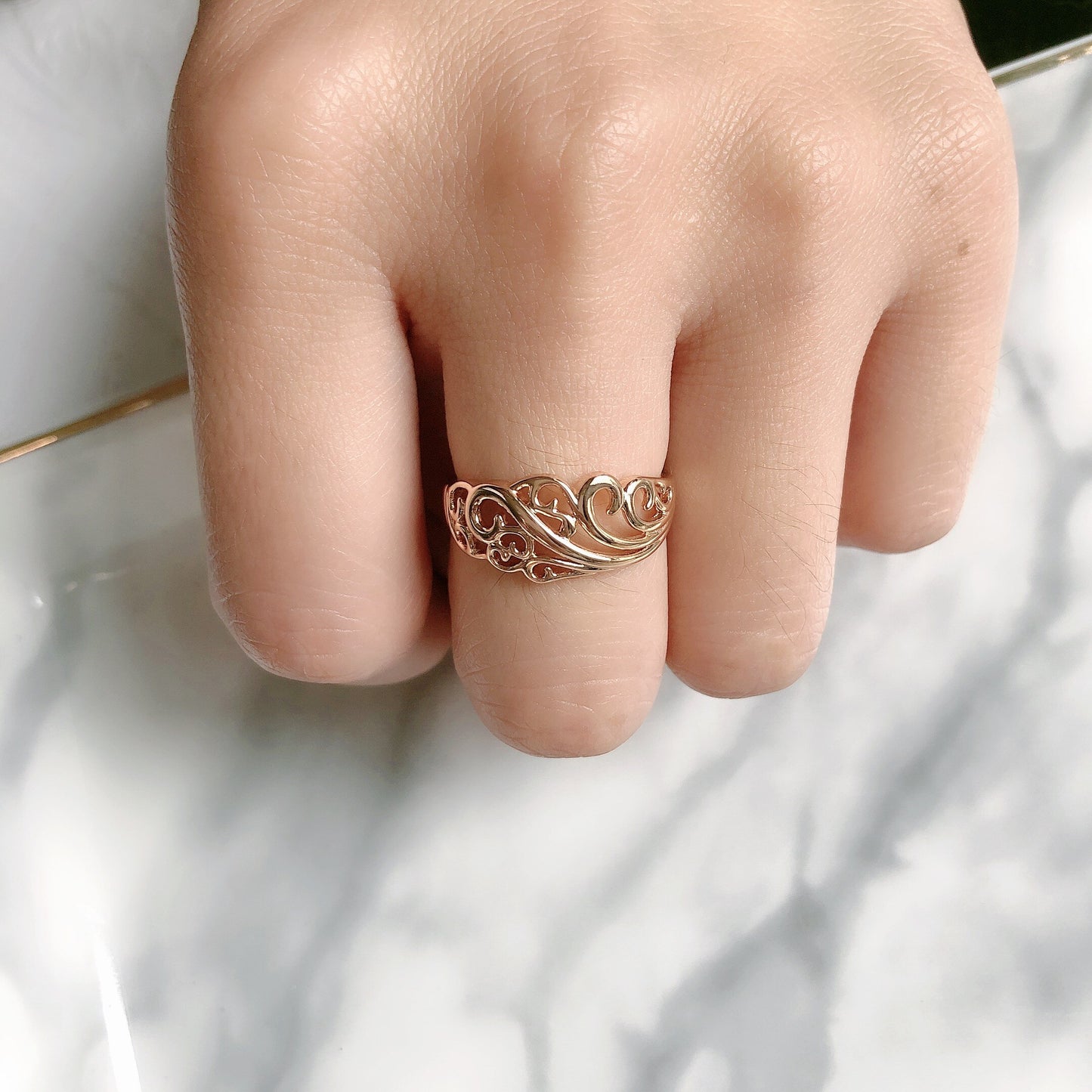 Rose Gold Boho Ring