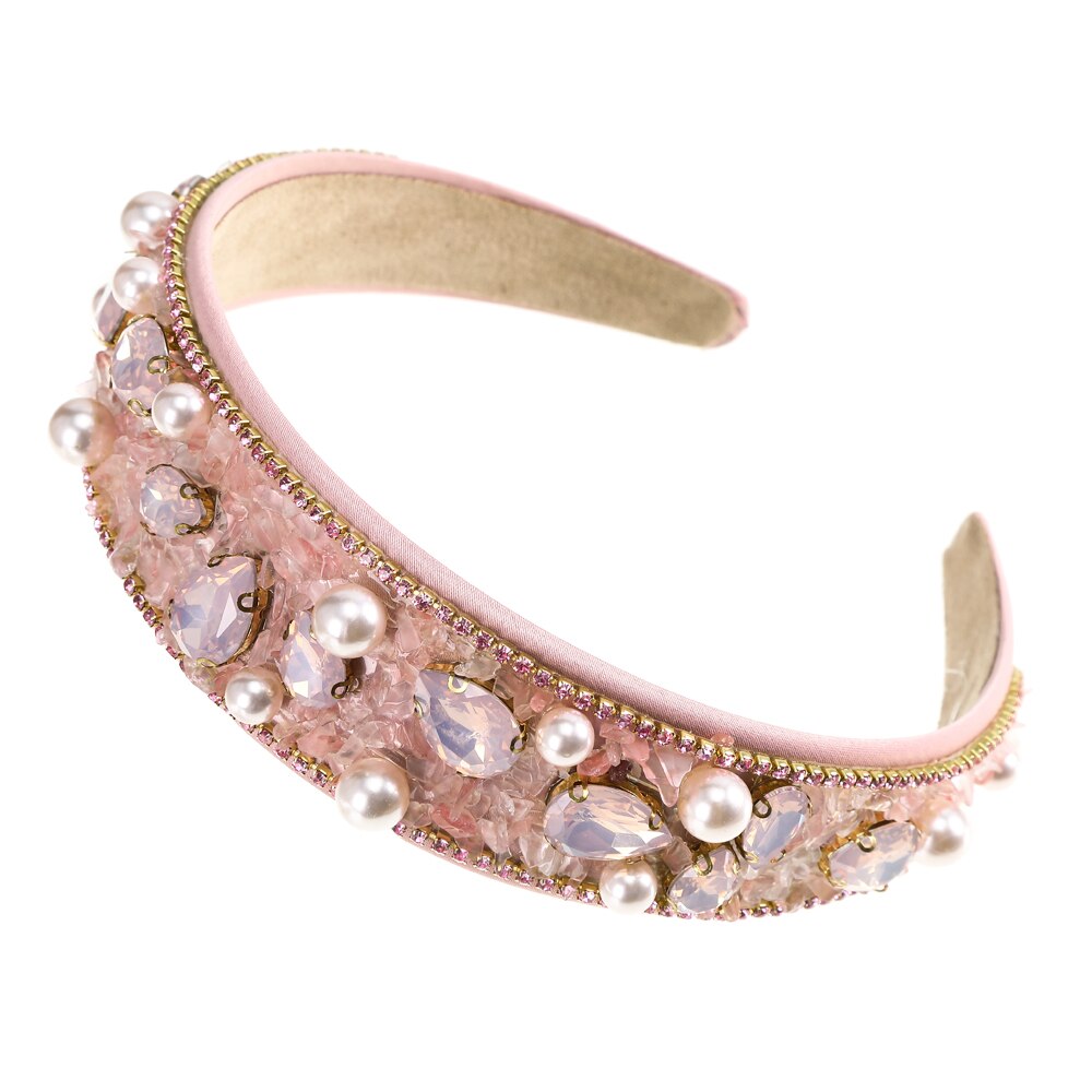 Wide Chunky Rhinestone Headband