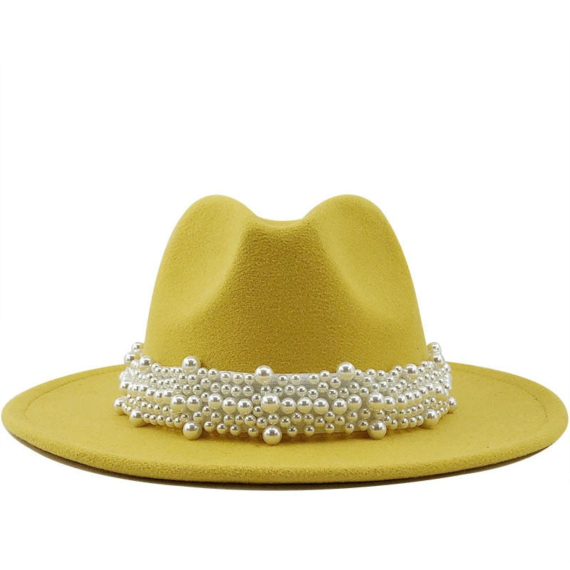 Pearl Felt Fedora