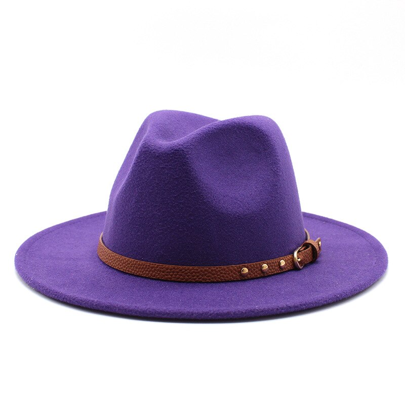 Wide Brim Wool Fedora