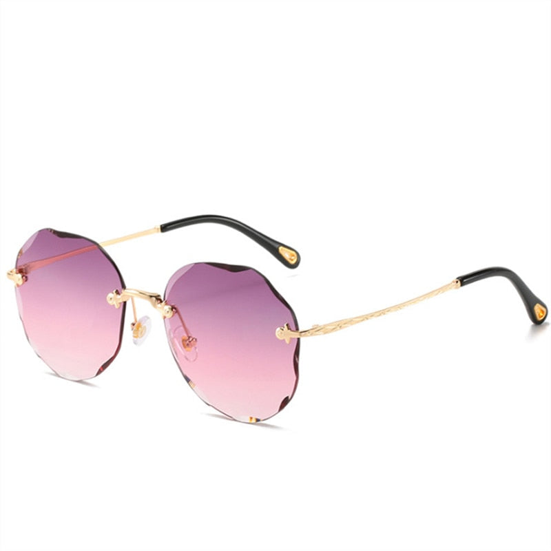 Rimless Circle Sunglasses