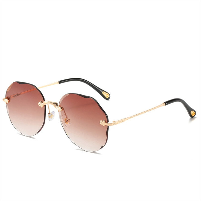 Rimless Circle Sunglasses