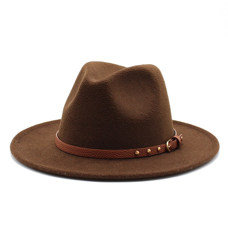 Wide Brim Wool Fedora