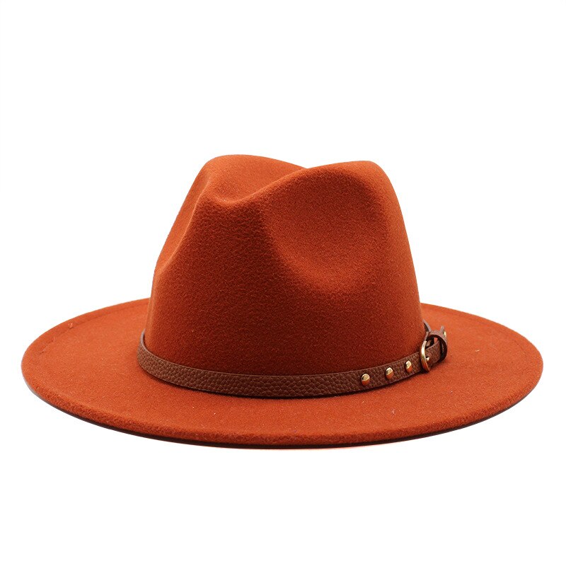 Wide Brim Wool Fedora