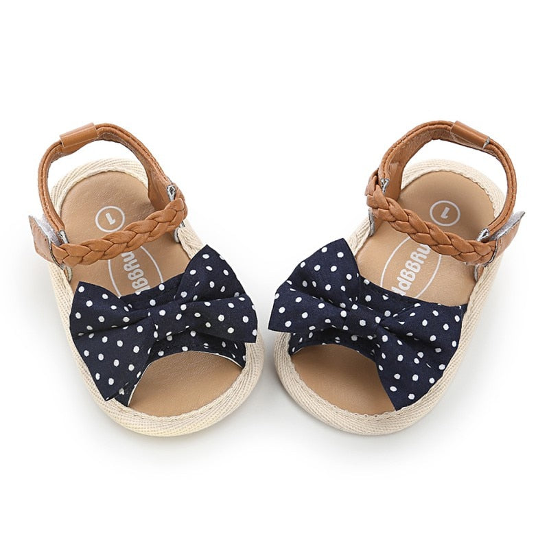 Baby Bowtie Non-slip Sandals