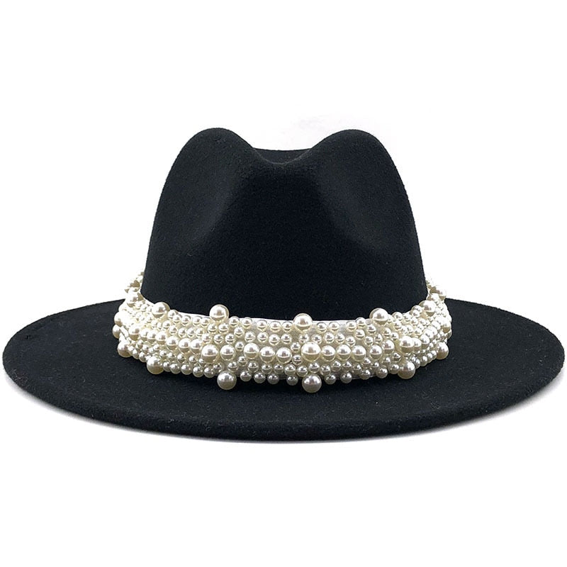 Pearl Felt Fedora