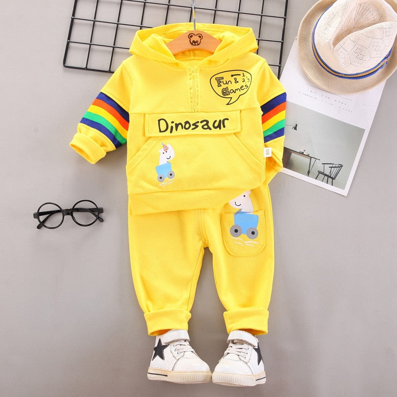 2pcs Hoodie Sweatshirt w/ Pants Kids Sport Set