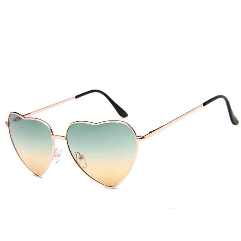 Gradient Heart Frame Sunglasses