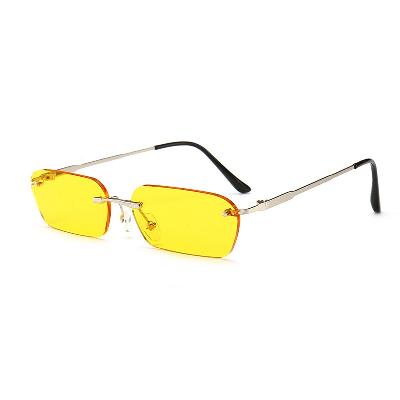 Rimless Rectangle Sunglasses