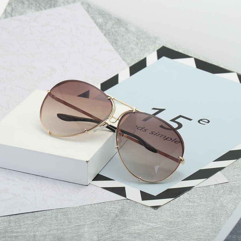 Oversized Pilot Sunglasses