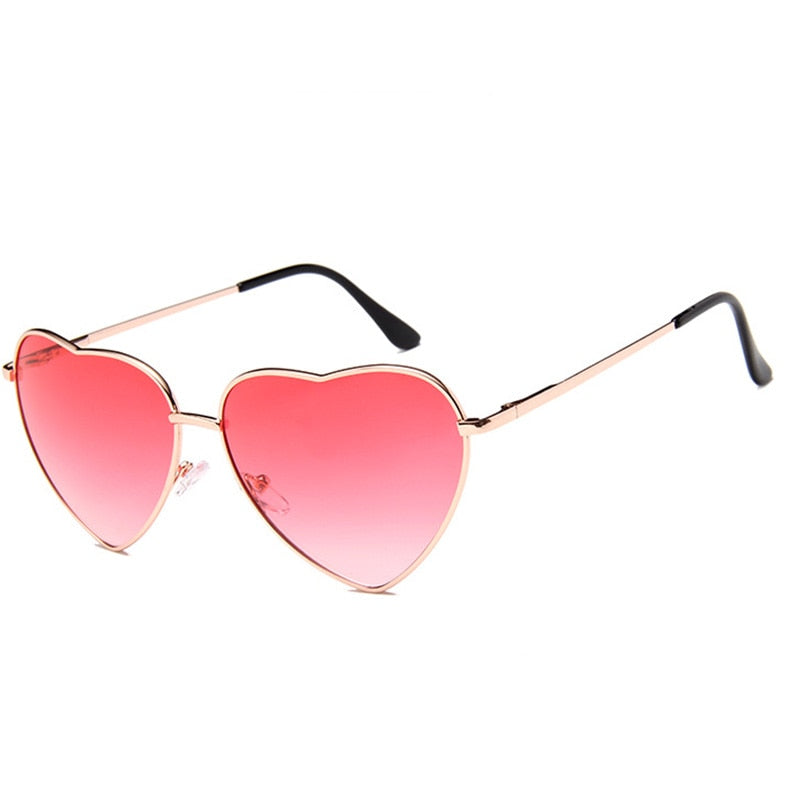 Gradient Heart Frame Sunglasses