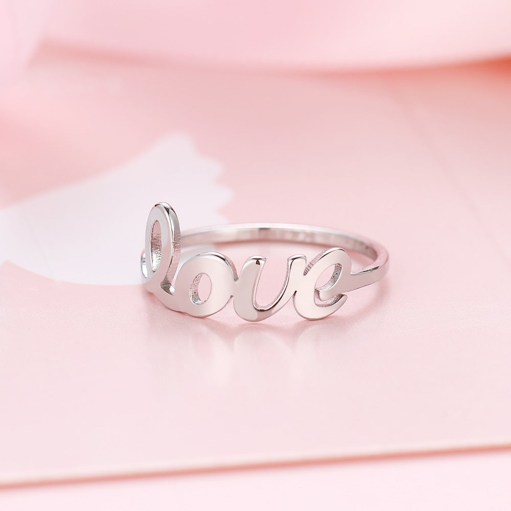 Stainless Steel Love Ring