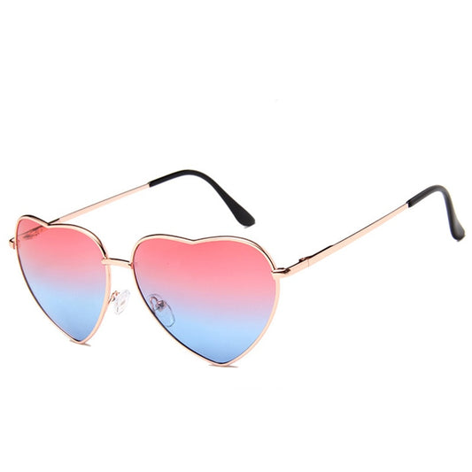 Gradient Heart Frame Sunglasses