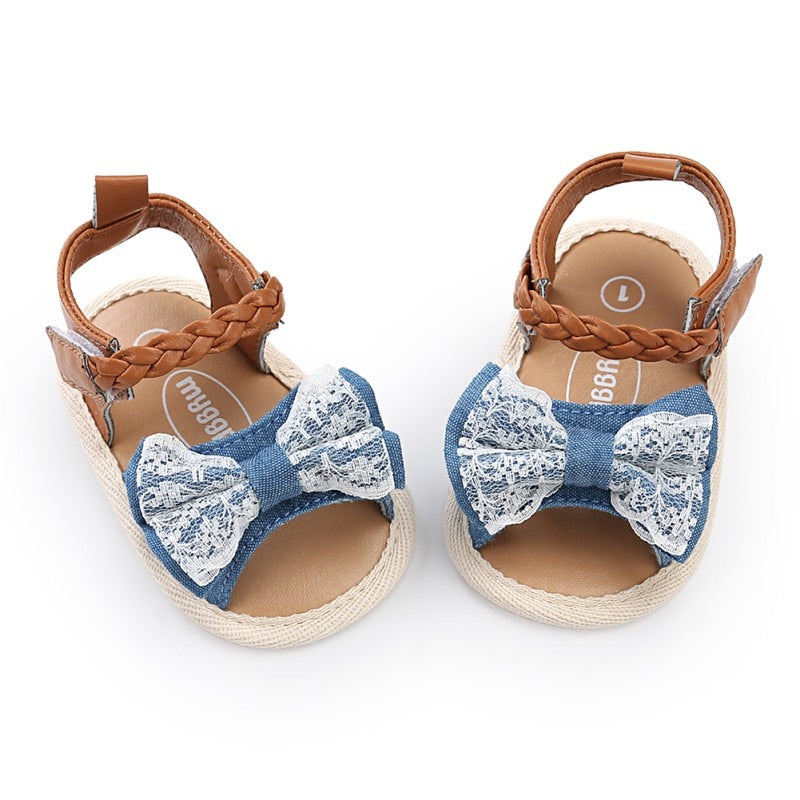 Baby Bowtie Non-slip Sandals