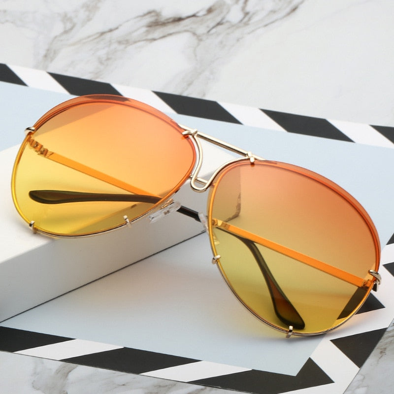 Oversized Pilot Sunglasses