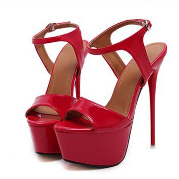 Ankle Strap Platform Heels