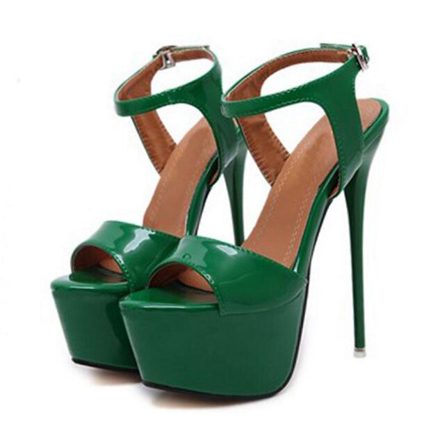 Ankle Strap Platform Heels