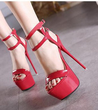 Ankle Strap Platform Heels