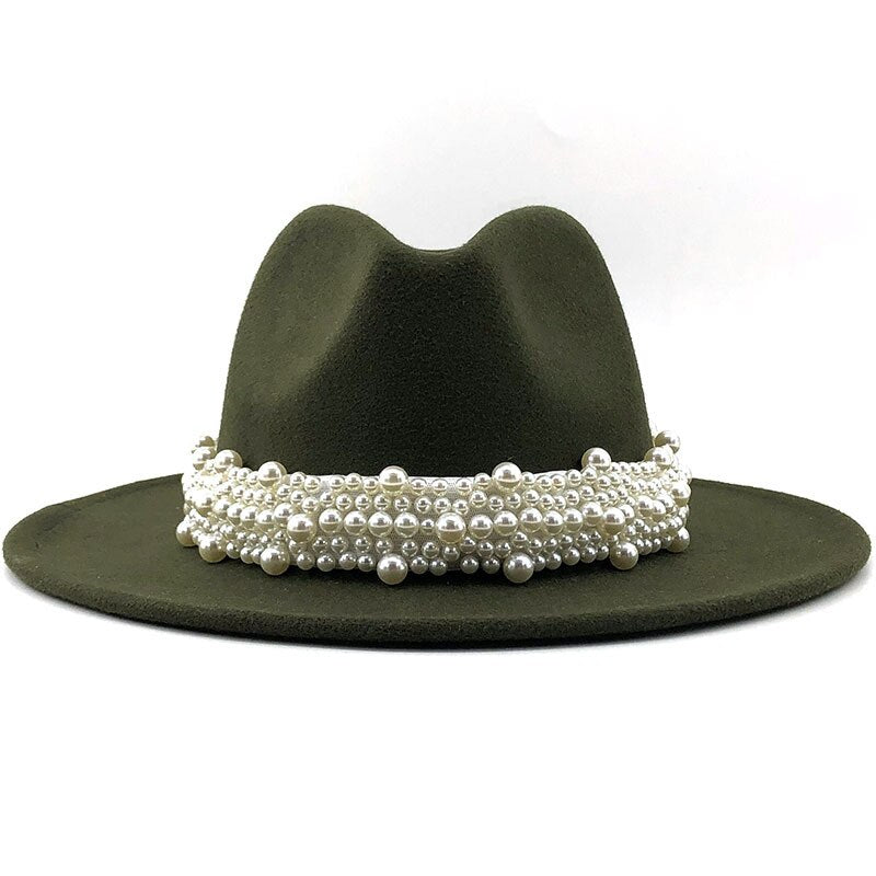 Pearl Felt Fedora