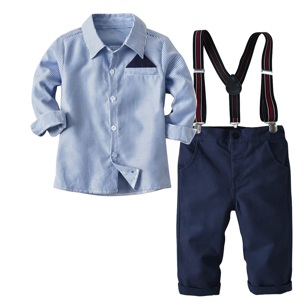 3pcs Formal Toddler Vest Suit w/ Pants Outfit Set