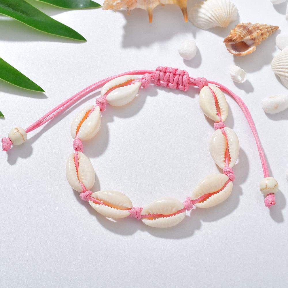 Bohemian Natural Shell Anklet