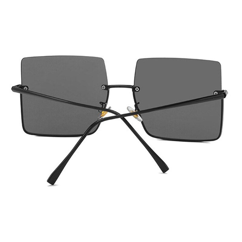 Square Semi Rimless Sunglasses