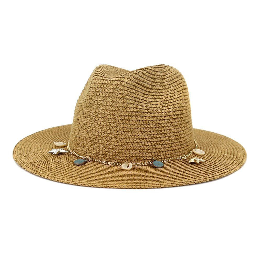 Wide Brim Panama Straw Hat