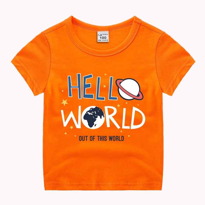 Kids Cartoon Cotton T-Shirts