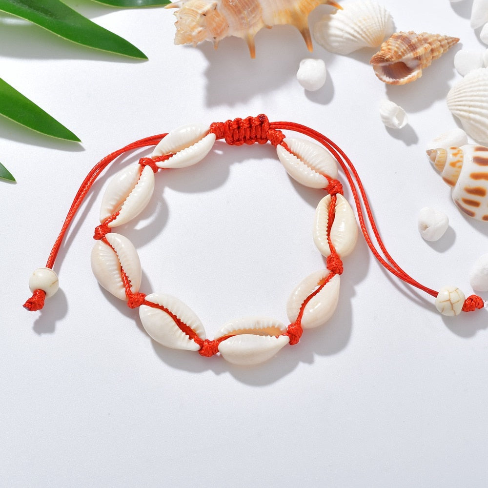 Bohemian Natural Shell Anklet