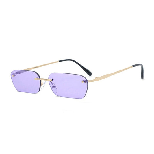 Rimless Rectangle Sunglasses