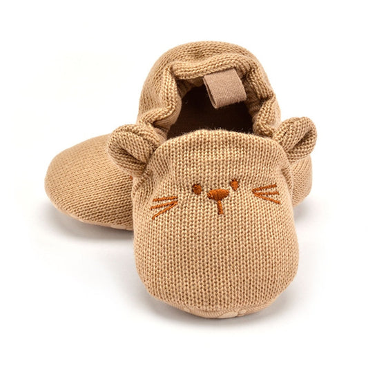 Kitted Cartoon Baby Shoes