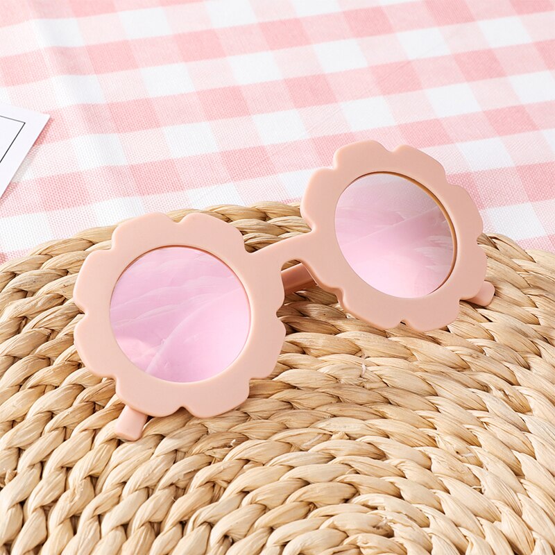 Vintage Round Flower Sunglasses